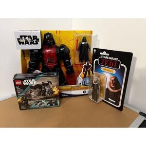 Star Wars Bundle Darth Vader Mech LEGO 75412 Battle Pack Bib Fortuna Kenner Lot